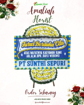 Papan Bunga Duka di Bokoharjo