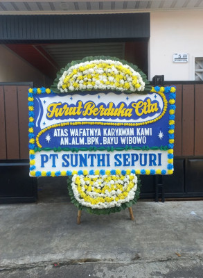 Papan Bunga Duka di Bokoharjo